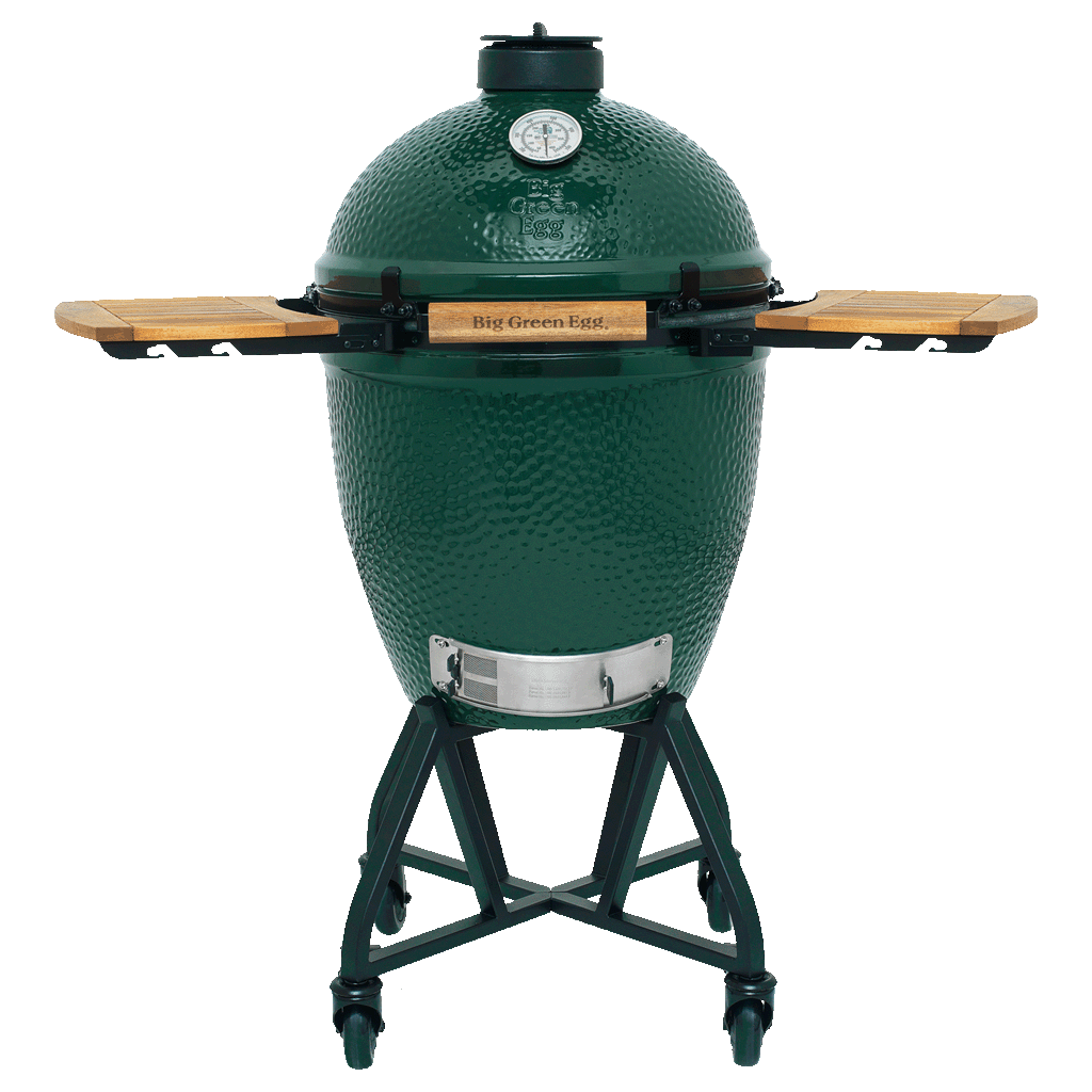 Large Big Green Egg със стойка и масички